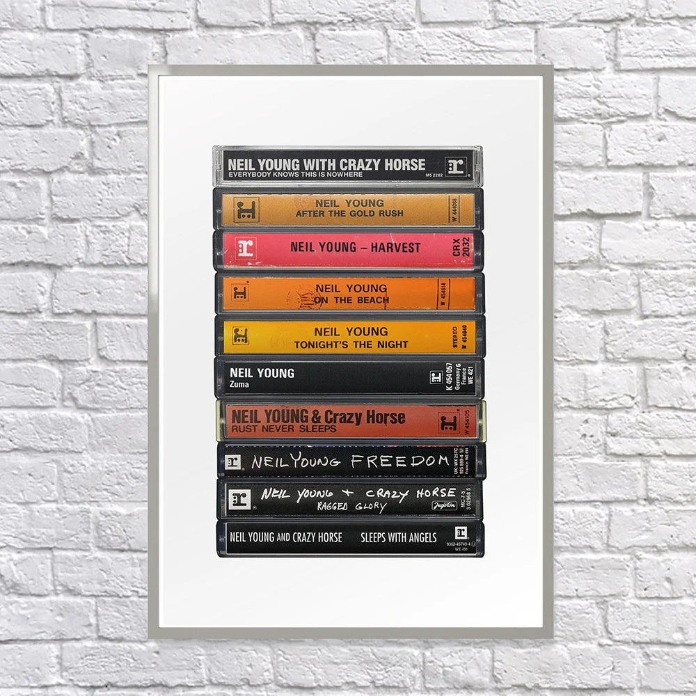 Nordic Original Album Cassettes Poster Fine Art Print Canvas Painting Music Wall Art Modern Picture For Living Room Home Decor