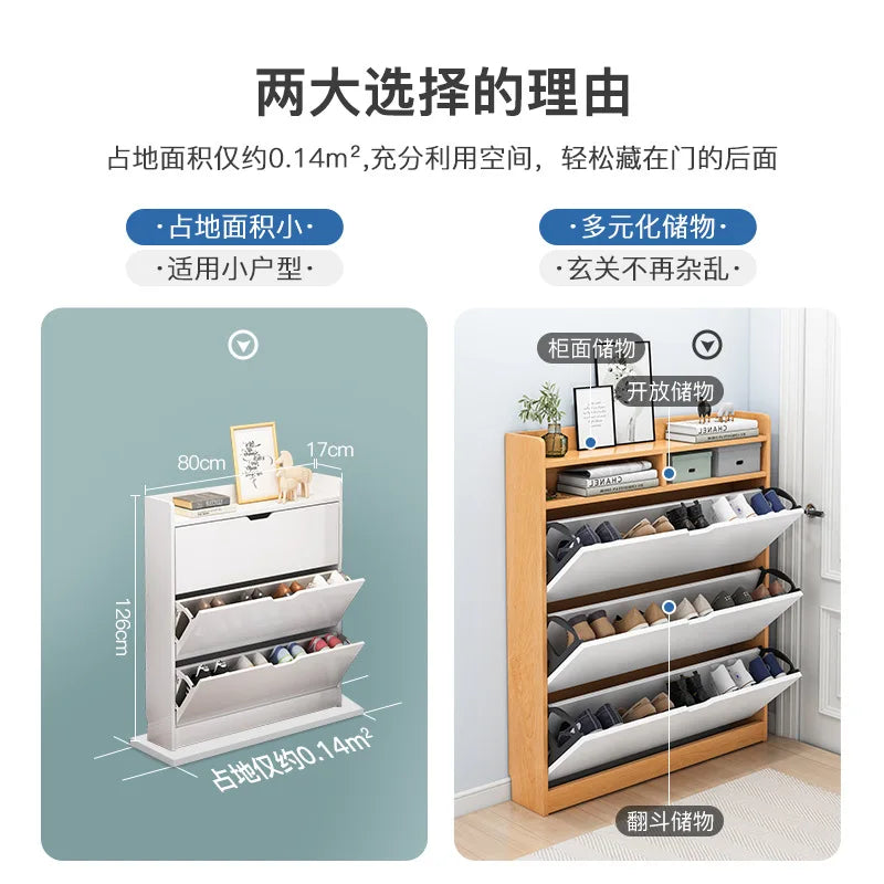 Space Saving Shoe Cabinet