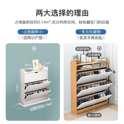 Shoe Cabinets Furniture For Hallway Hermes Women's Shoes Shelving Large Capacity Multi-function Space Saving Hallway Cabinets