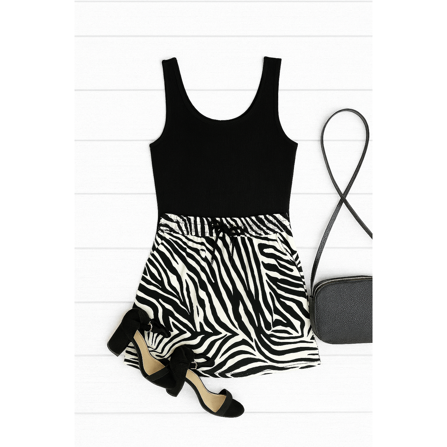 Ready to Ship | The Zoe - Zebra Print Jogger Skirt