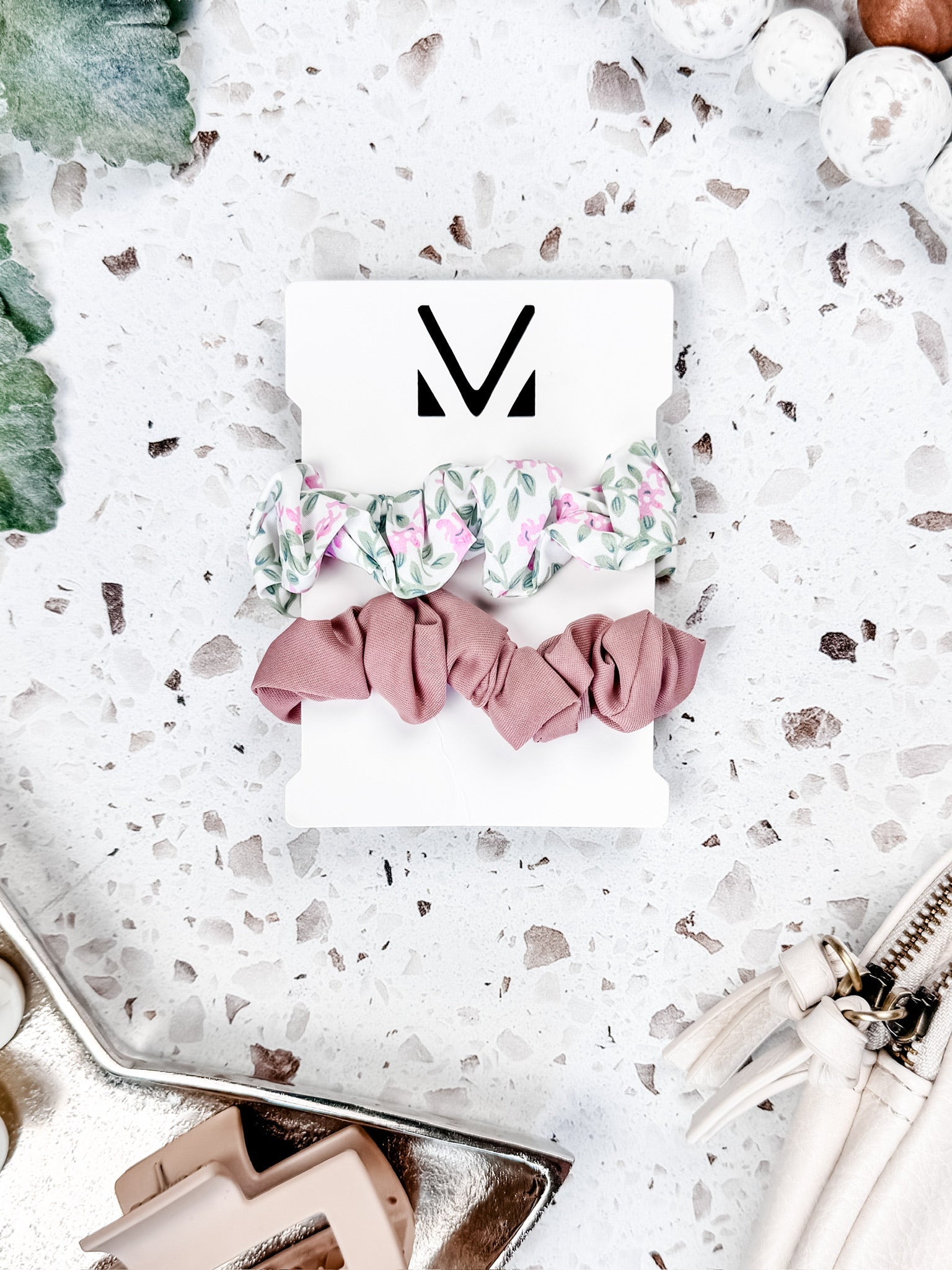 Michelle Mae Hair Scrunchie - Floral Sets