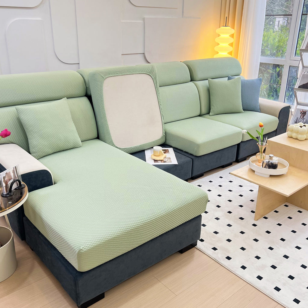 Cooling Stretch Sofa Seat Cushion Covers, Slip Covers for Cushions, Universal Couch Cushion Protector