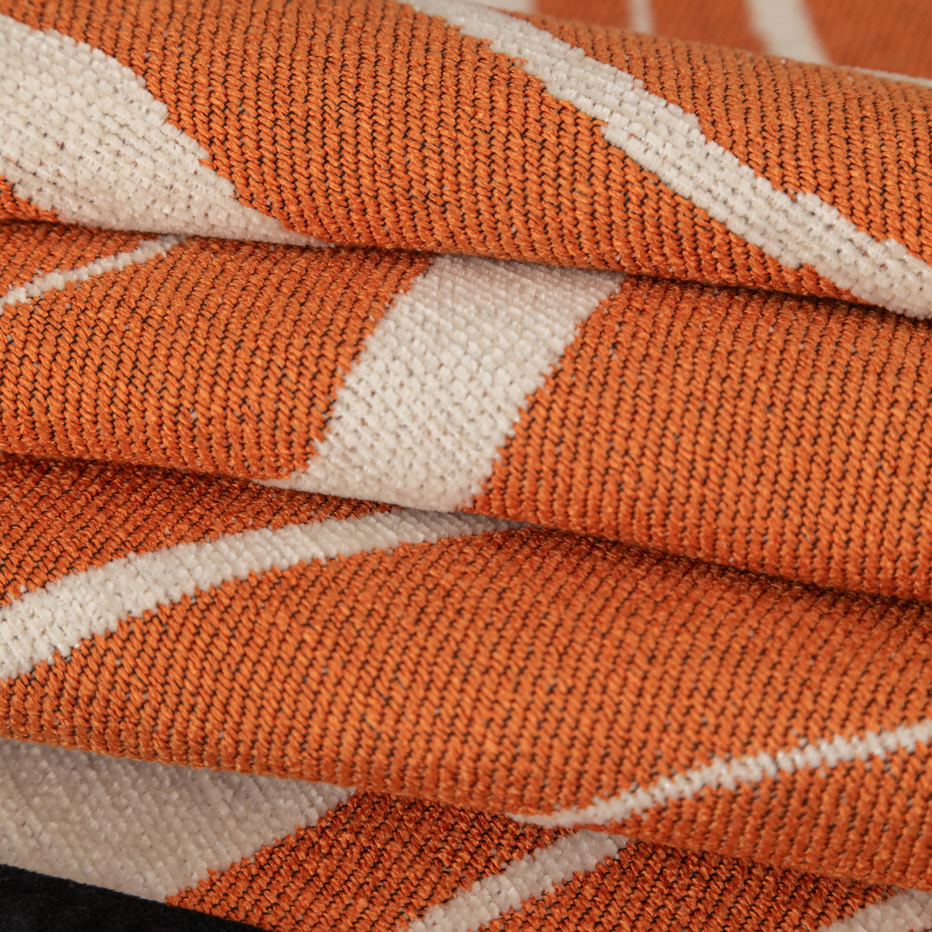 Abstract Art Sofa Cover with Wave Edge, Non Slip Couch Cover for Stylish Homes