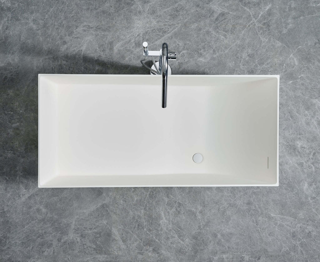 Linea Freestanding Solid Surface Bathtub