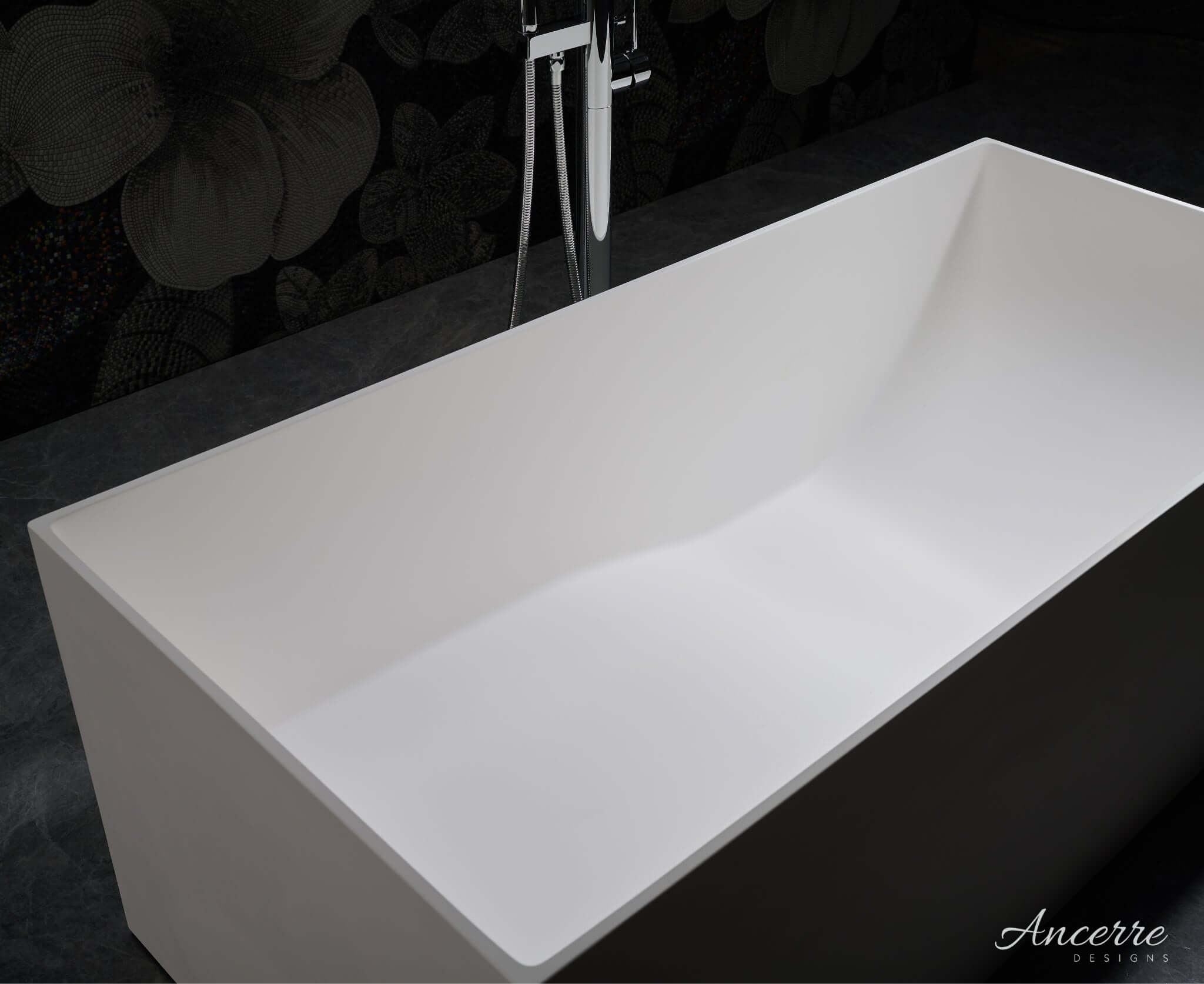 Linea Freestanding Solid Surface Bathtub