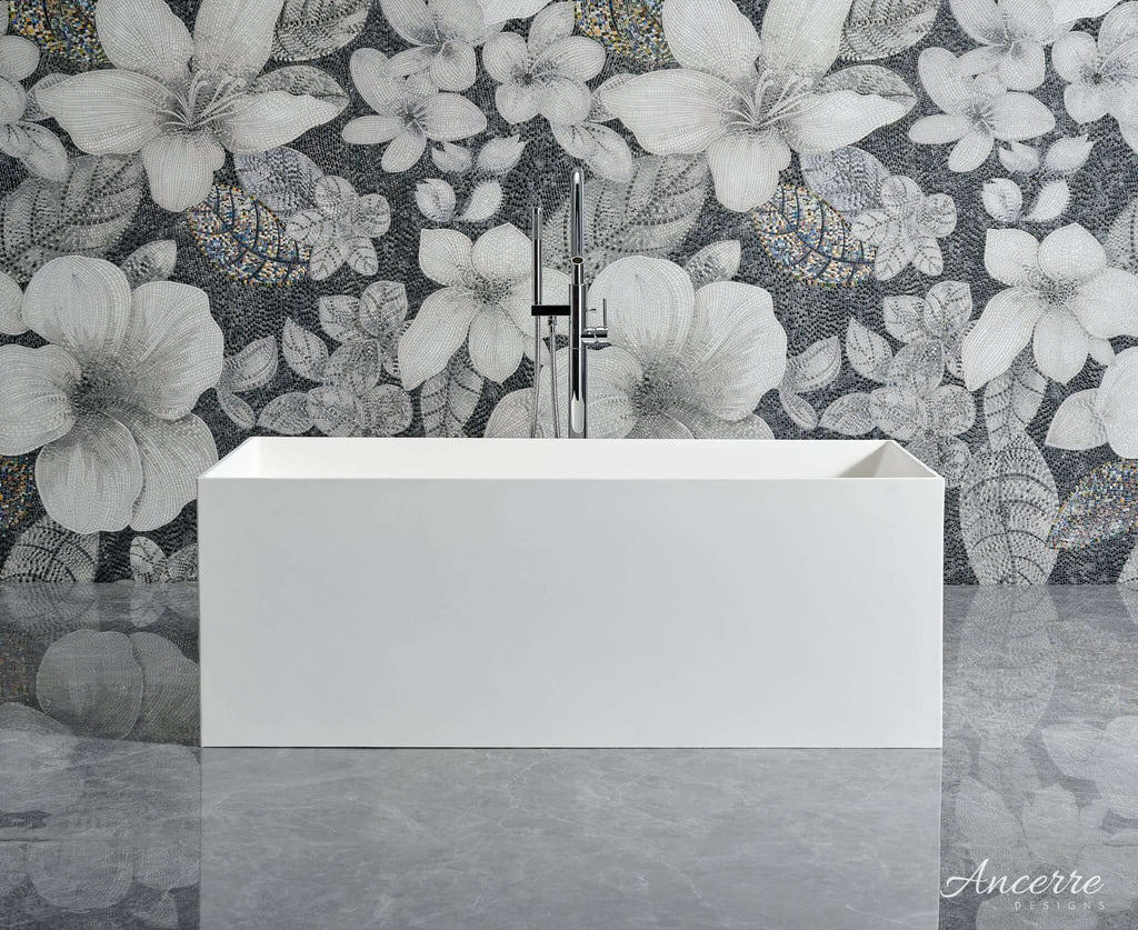 Linea Freestanding Solid Surface Bathtub