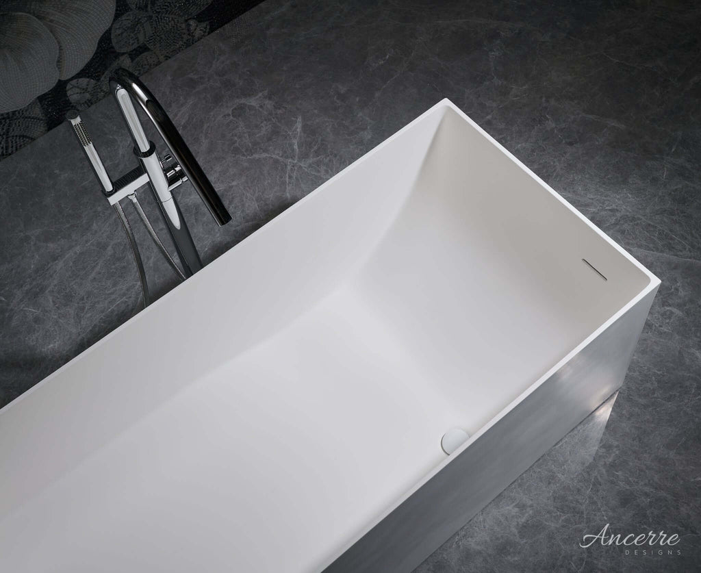 Linea Freestanding Solid Surface Bathtub