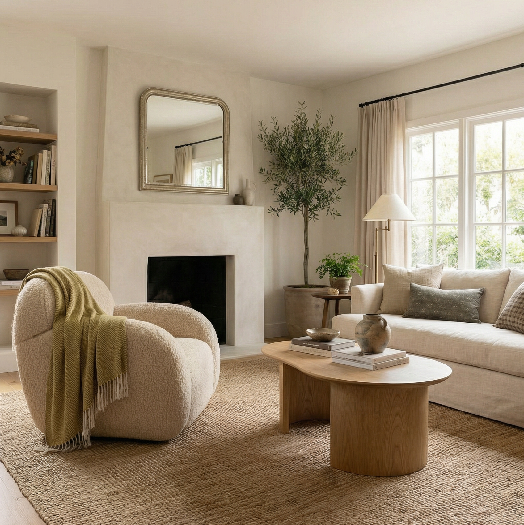 Hand Woven Herringbone Throw Blanket