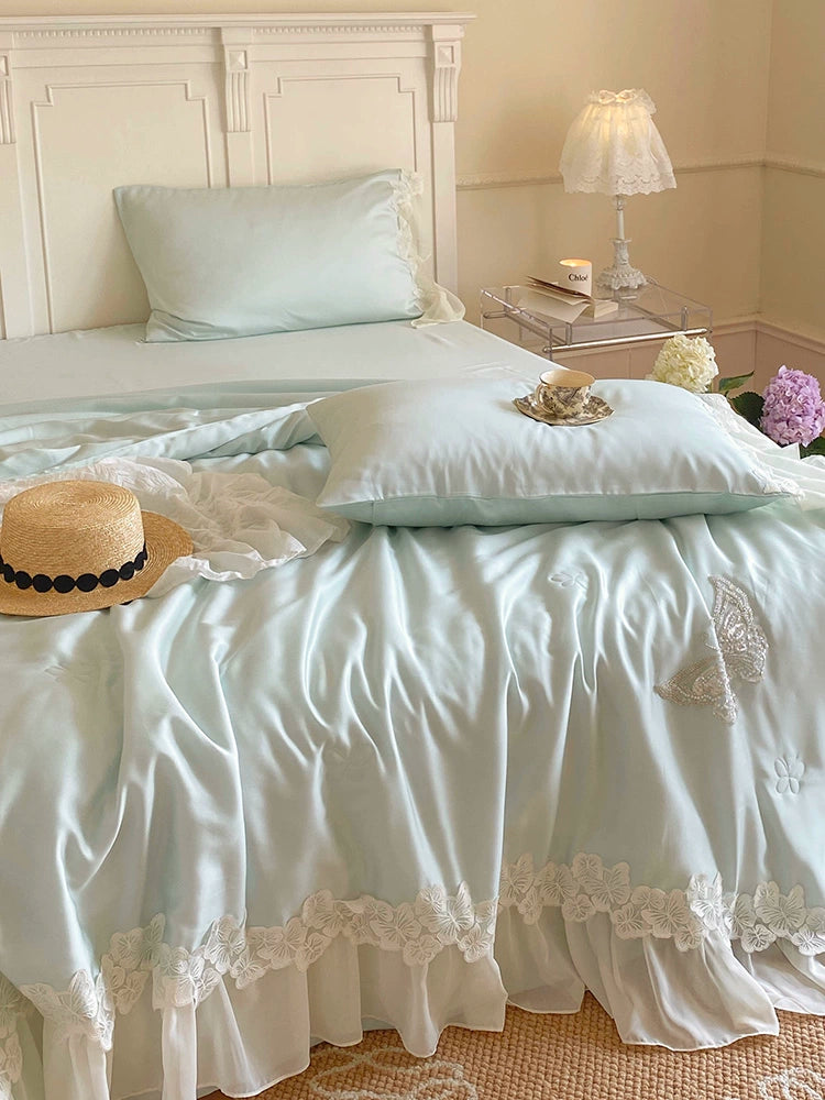 Tencel Summer Young Adult Heart 100 Cool Four-Piece Set