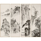 Zen Ink Landscape Painting