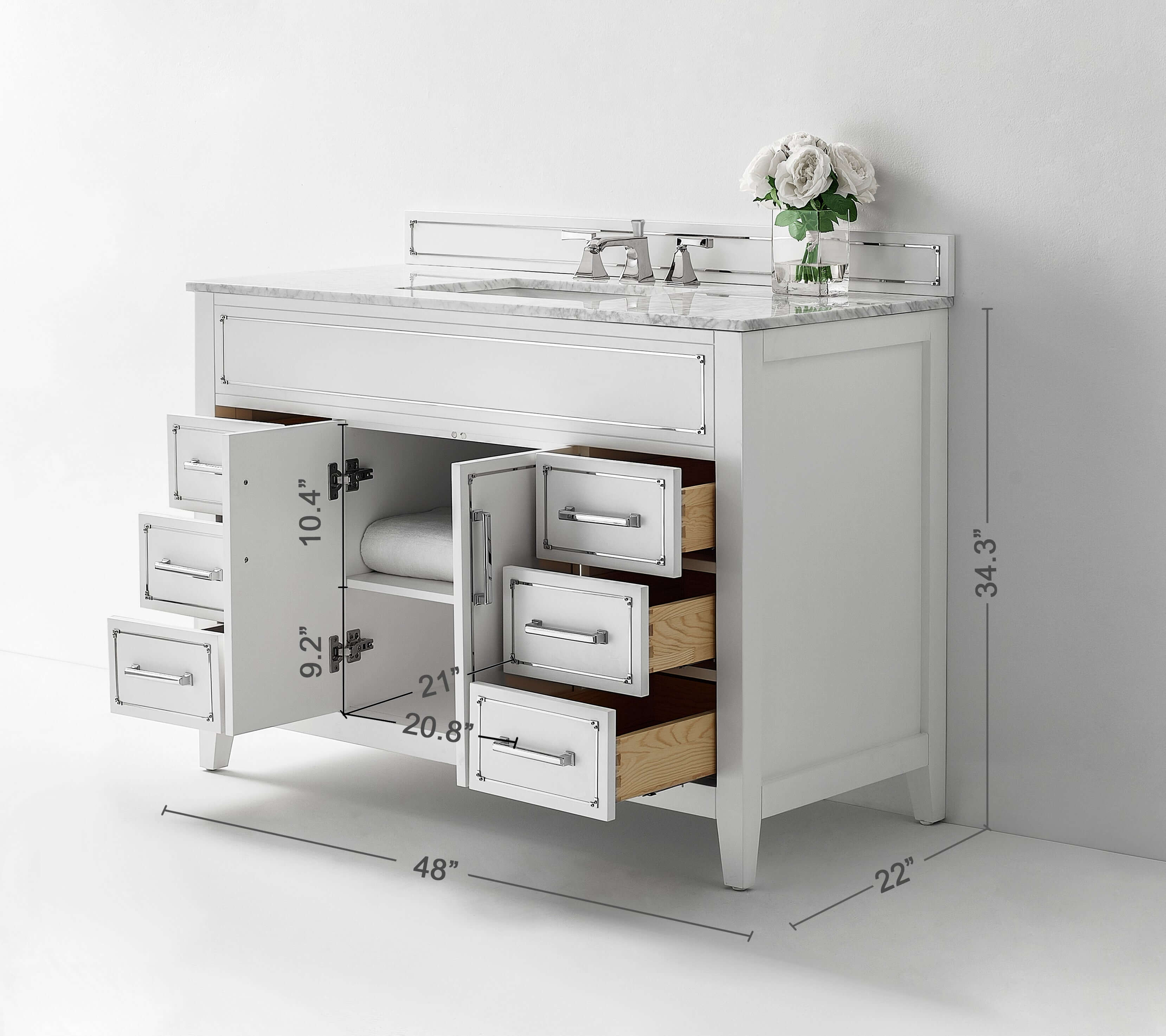 Aspen 48" Bath Vanity Set
