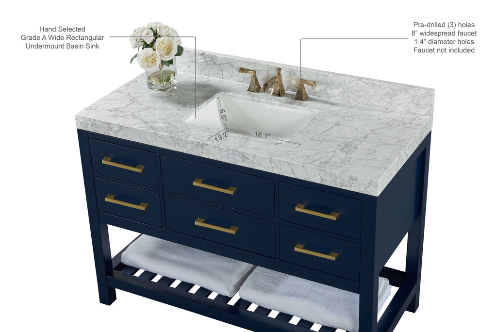 Elizabeth 48" Bath Vanity Set