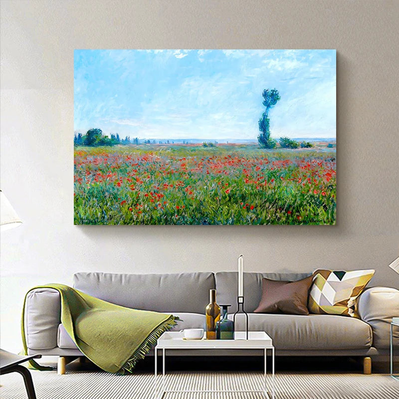 Abstract Claude Monet Garden Nature Landscape Wall Art Canvas Painting Famous Waterlily Poster For Modern Living Room Home Decor