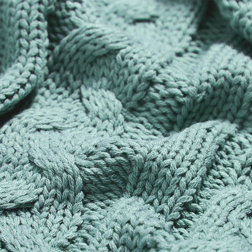 Luxury Cable Knit Blanket