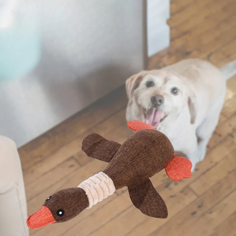 Wild Goose Plush Dog Toy