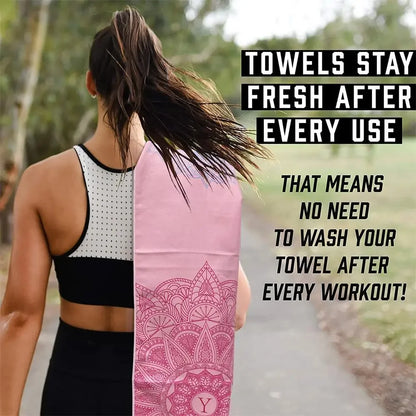 100% Organic Cotton Yoga Towel