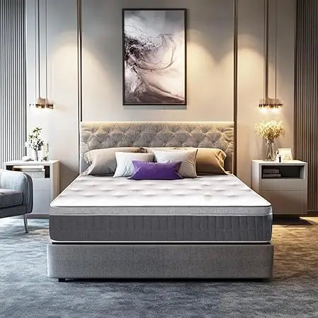 Full Medium Firm 14”H Mattress - Pocket Spring Pressure Relief Spine Support