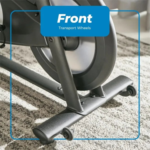 Echelon Smart Connect Fitness Bike, 30-Day Free Echelon Membership, Easy Storage, Small Spaces, Cushioned Seat