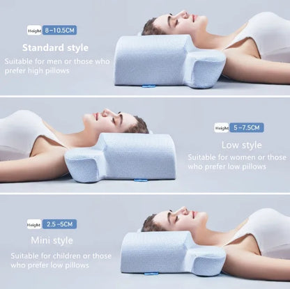 Sleeping Beauty Pillow Anti-Wrinkle Neck Protection Sleep Memory Foam Pillow Comfortable Soft Skin Care Bedding Cool Face Pillow