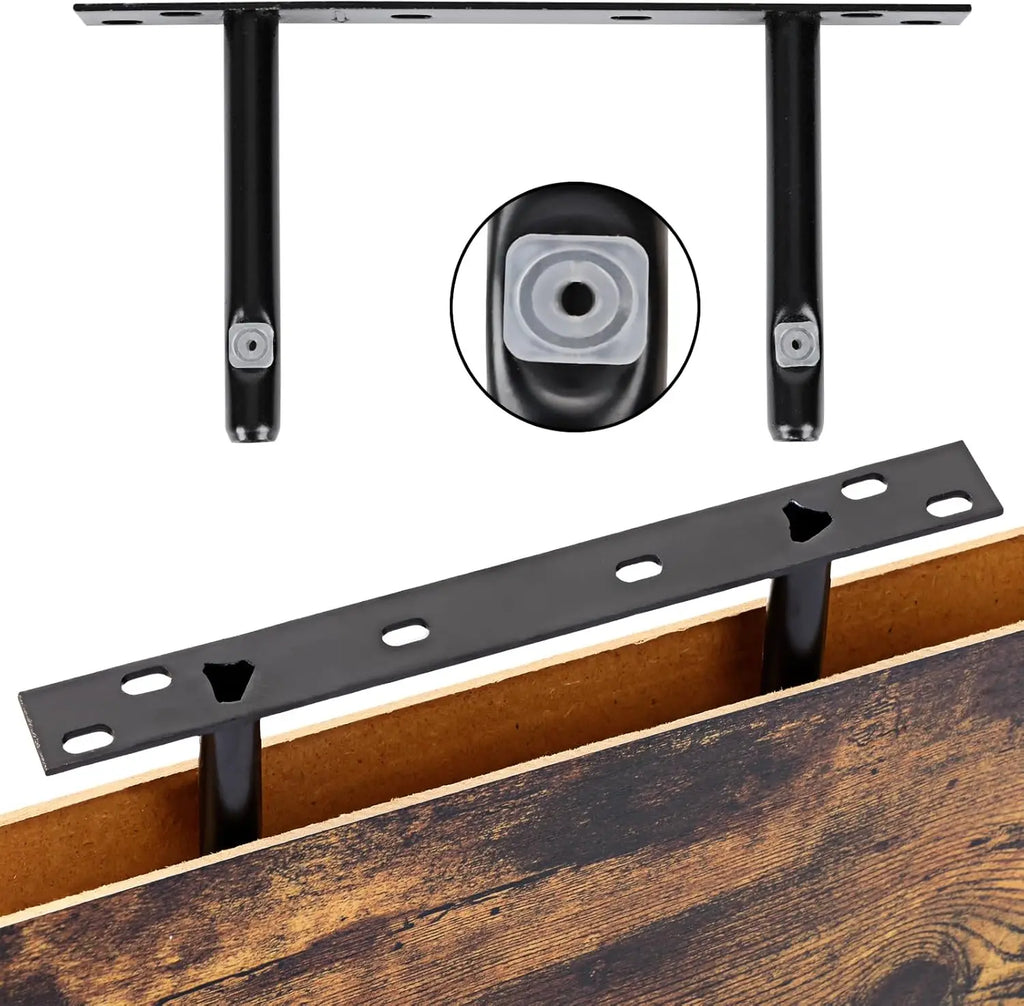 15.8in Floating Shelves, Set of 6 Wood Shelves, Farmhouse Shelf Wall Decor for Bathroom, Bedroom, Living and Kitchen Room