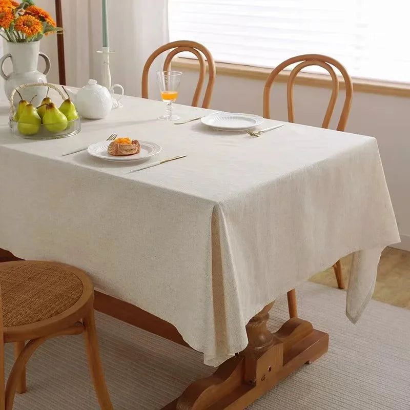 Linen Washable Tablecloth
