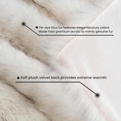 LUX Soft Faux Fur Blanket