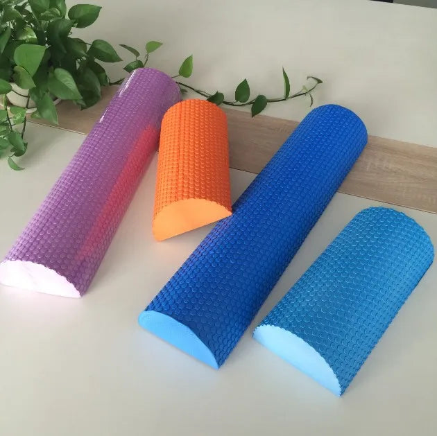 YOGO Balance Pad Half Round EVA Foam Roller for Yoga Pilates Fitness Equipment Yoga Blocks with Massage Floating Point 30-45cm