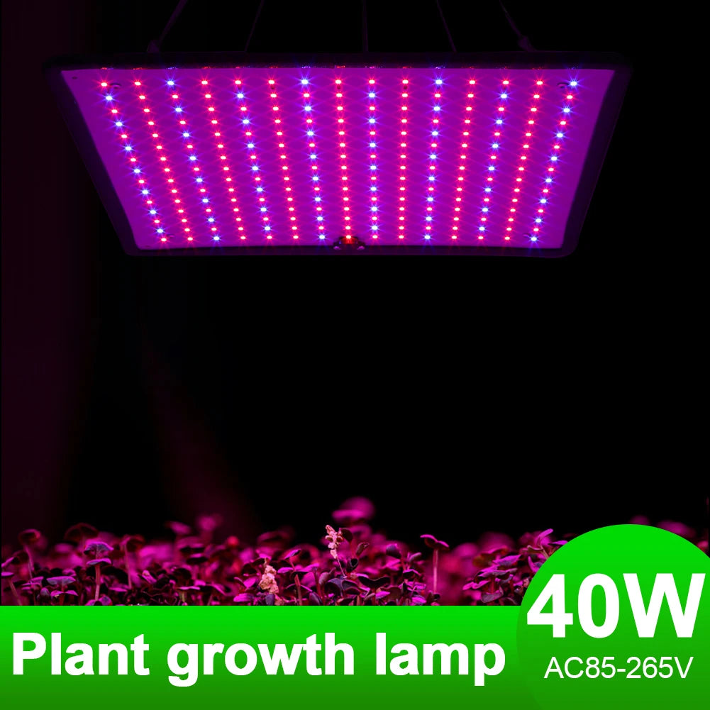 Phyto Grow Light Red Blue LED Full Spectrum Phyto Lamp 45W 225 LED For Indoor Grow Tent Plants Growth Light Grow Lamp UV Lamp