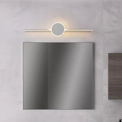 Modern Wall Lamp Luxury Bathroom Black White Aluminum LED Strip Mirror Lamp Bathroom Lamp Simple Bathroom Mirror LED Light