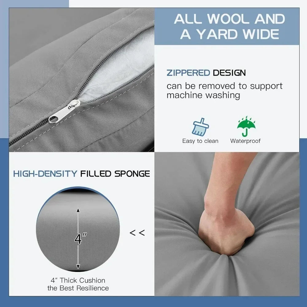 SunHaven 7-Piece Wicker Dining Set