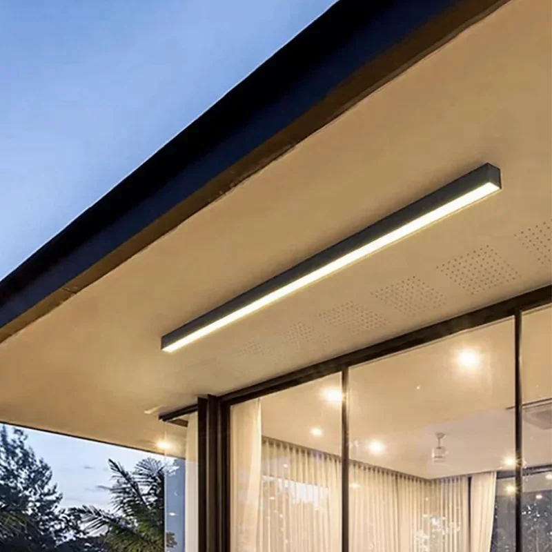 Long  LED Strip Ceiling Light Floodlight For Bedroom Dining Living Room Cloakroom Minimalist Led Ceiling Lamp Indoor Decoration