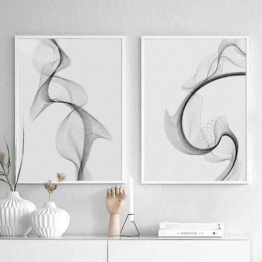 Poster Abstract Minimalism Scandinavian Nordic Art Decor Posters and Prints Wall Picture for Living Room Wall Art Canvas Print