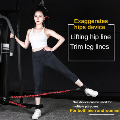 Hip Tension Rope Resistance Band Glute Cord Cable Machine Ankle Kickback Strap Set Fitness Equipment for Gym Home Workout