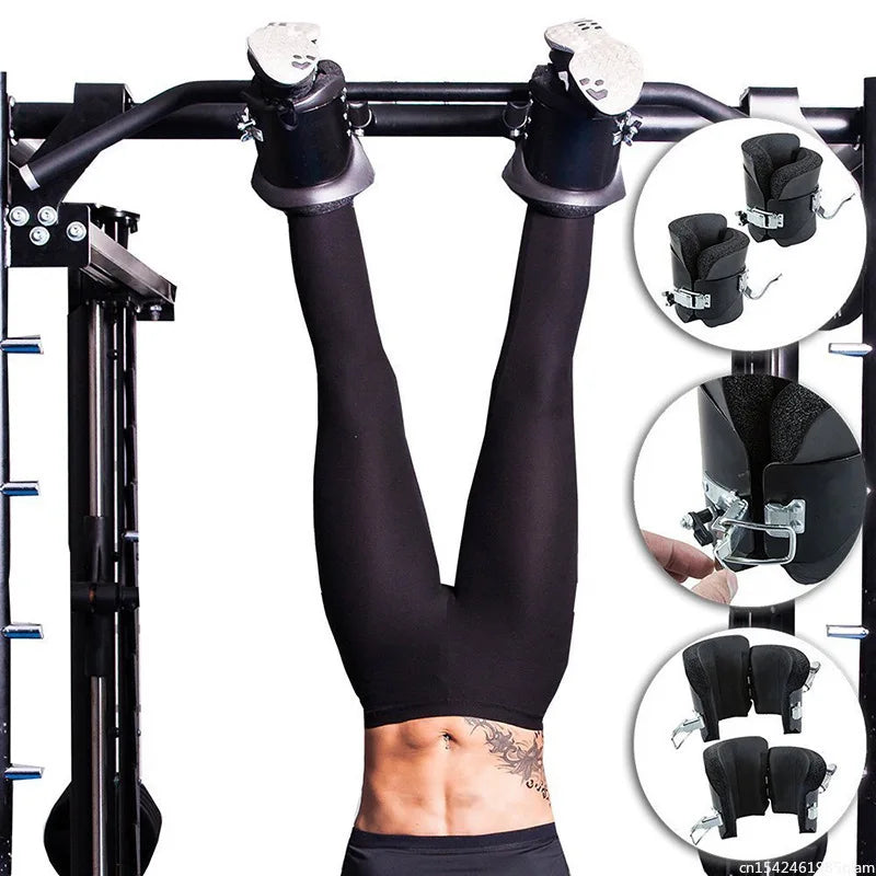 Anti Gravity Inversion Boots Therapy Hang Spine Ab Chin Up For Gym Body Fitness Building Handstand Machine Upside Down Assisted