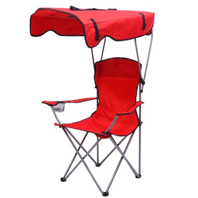 K-star Outdoor Products Folding Chairs Portable Folding Beach Chairs With Sunshades Camping And Stall Chairs Wholesale New 2024