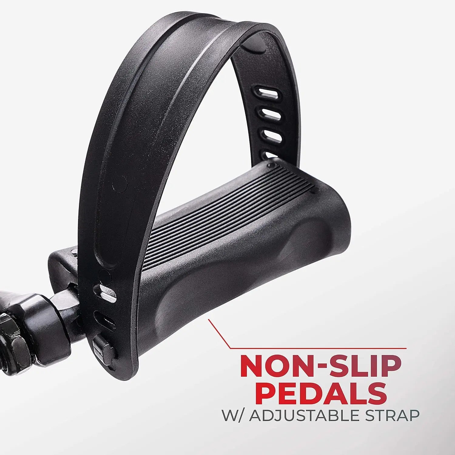 Health & Fitness Magnetic Under Desk Mini Exercise Cycle Bike, Dual Function Pedal Exerciser with Digital Monitor and Carr