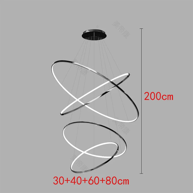 Nordic home decoration, stair chandelier, living room bedroom and dining room Pendant lights, ceiling light, indoor lighting