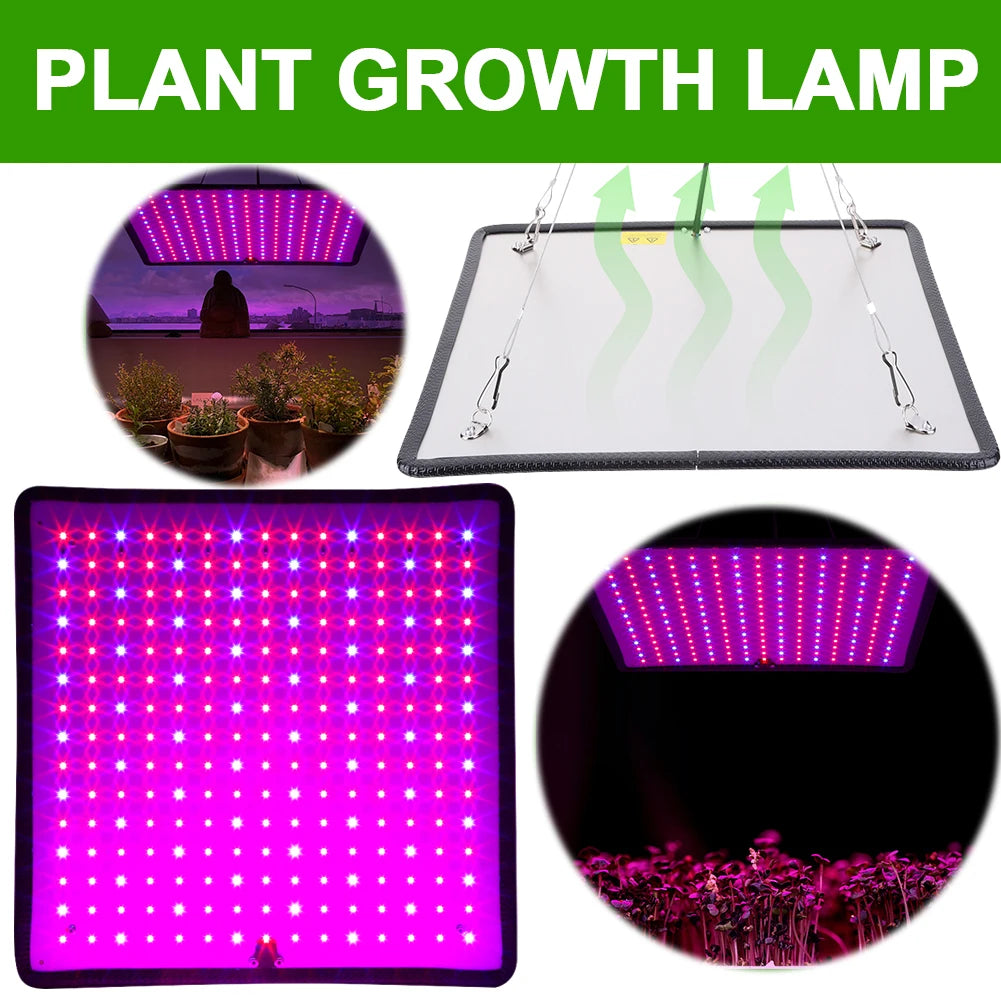 Phyto Grow Light Red Blue LED Full Spectrum Phyto Lamp 45W 225 LED For Indoor Grow Tent Plants Growth Light Grow Lamp UV Lamp