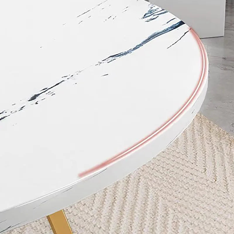Simplicity Black Coffee Tables Round Nordic Advanced Sense Luxury Coffee Tables Marble Effect Unique Couchtisch Home Furniture - LUXHOME