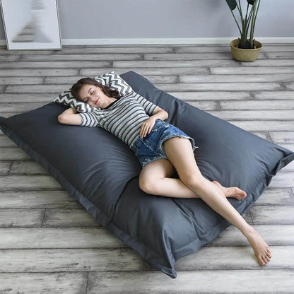 Giant Waterproof Bean Bag Floor Cushion, Polyester Pillow, Garden, Indoor and Outdoor, 140x180cm, XXXL, No Filler