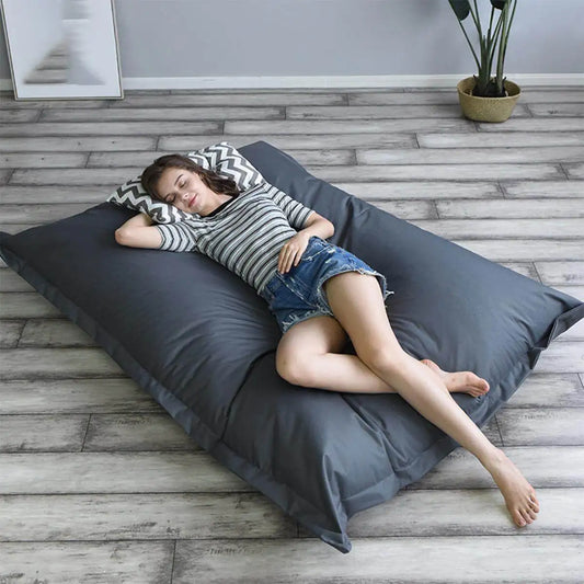 Giant Waterproof Bean Bag Floor Cushion, Polyester Pillow, Garden, Indoor and Outdoor, 140x180cm, XXXL, No Filler