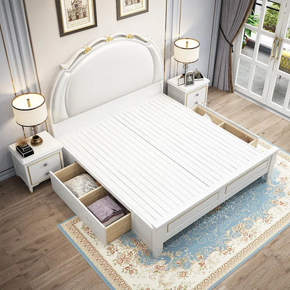 Adjustable Twin Frame Single American Gas Lift bed California super king bed solid wood frame queen size upholstered beds