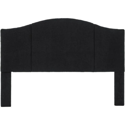 Middle Century Upholstered Foldable Headboard,Modern Boucle Teddy Fabric Headboard King/California King Headboards