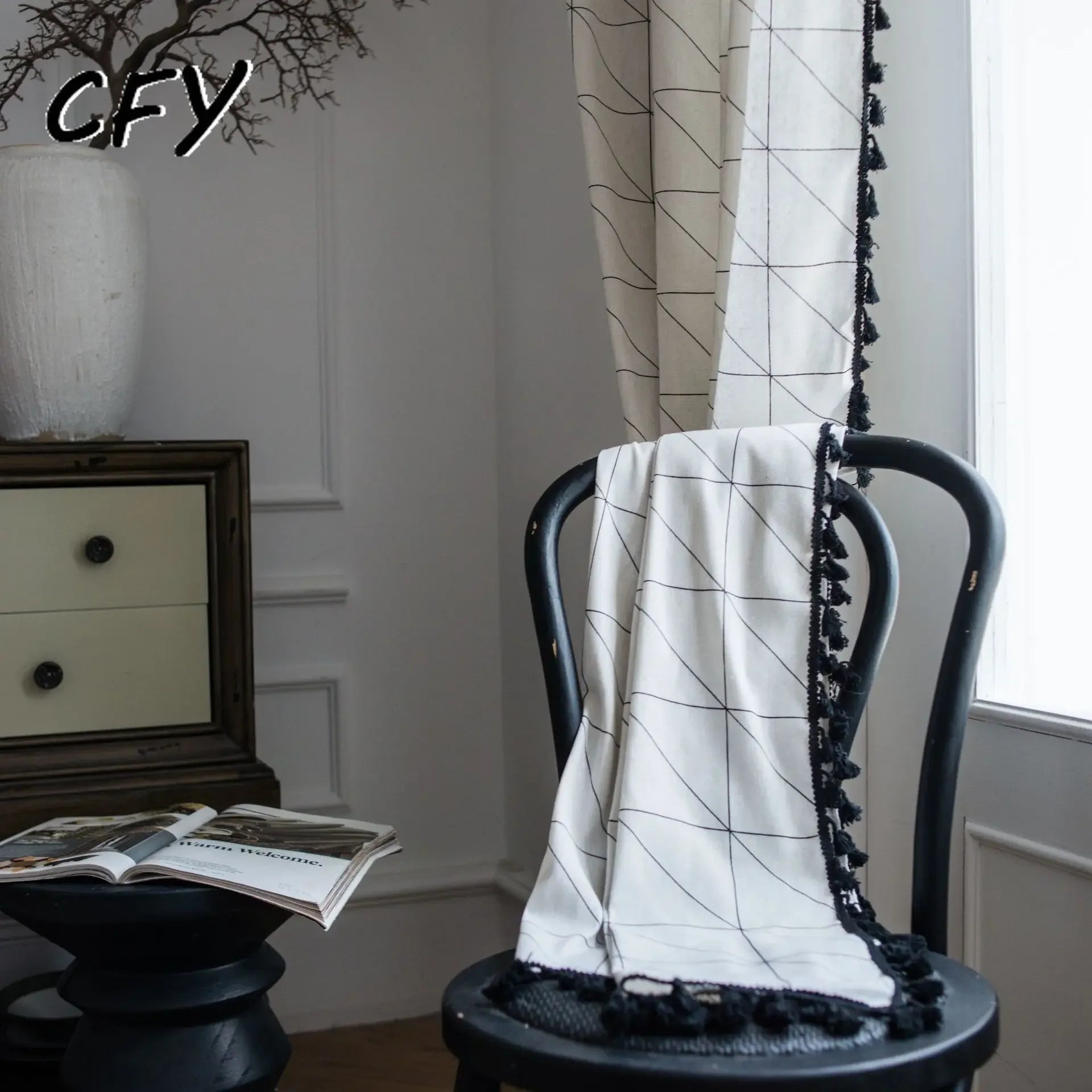 Linen Tassel Curtains