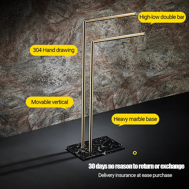 Marble Luxury Hotel Towel Rack
