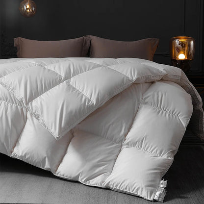 Luxurious Real Goose Down quilts duvets with a bulkiness of 800+ and a cleanliness of 1000+ Soft Comforter Warmth High Grade