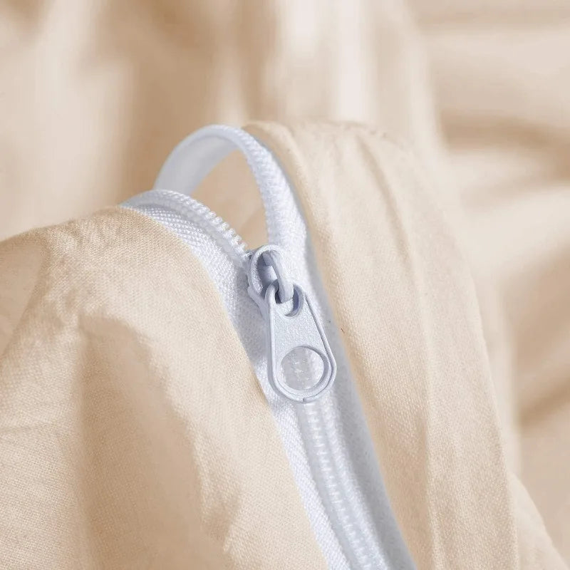 100% Egyptian Cotton Duvet Cover King/California King Size - 1000 Thread Count 3 PC Duvet Cover Set, Soft, Cooling Cotton