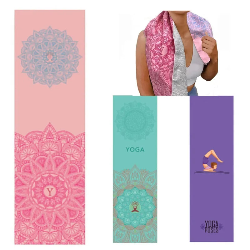 100% Organic Cotton Yoga Towel