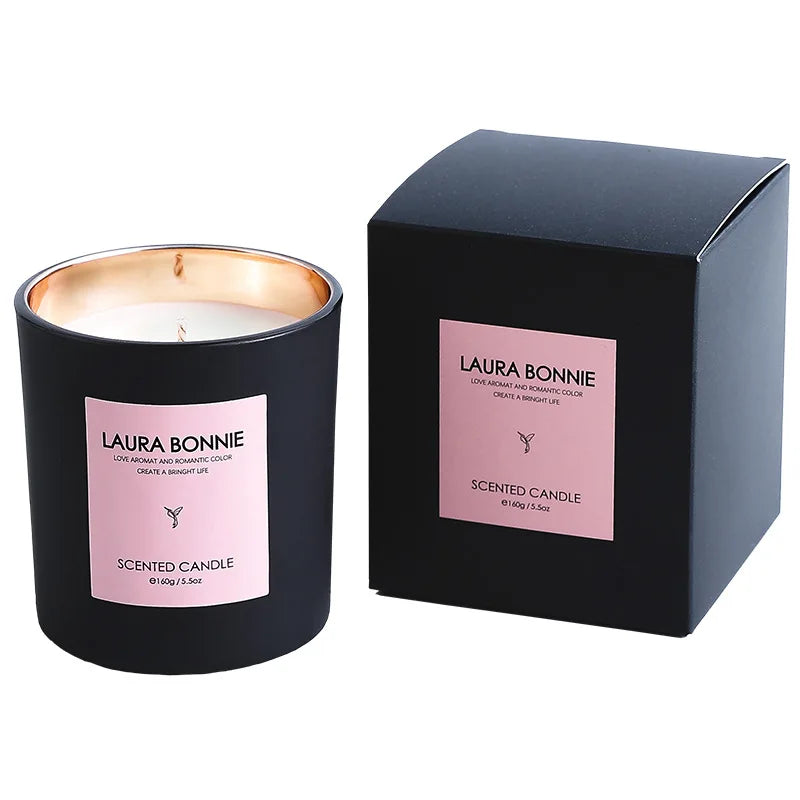 Bougie Black Scented Candle