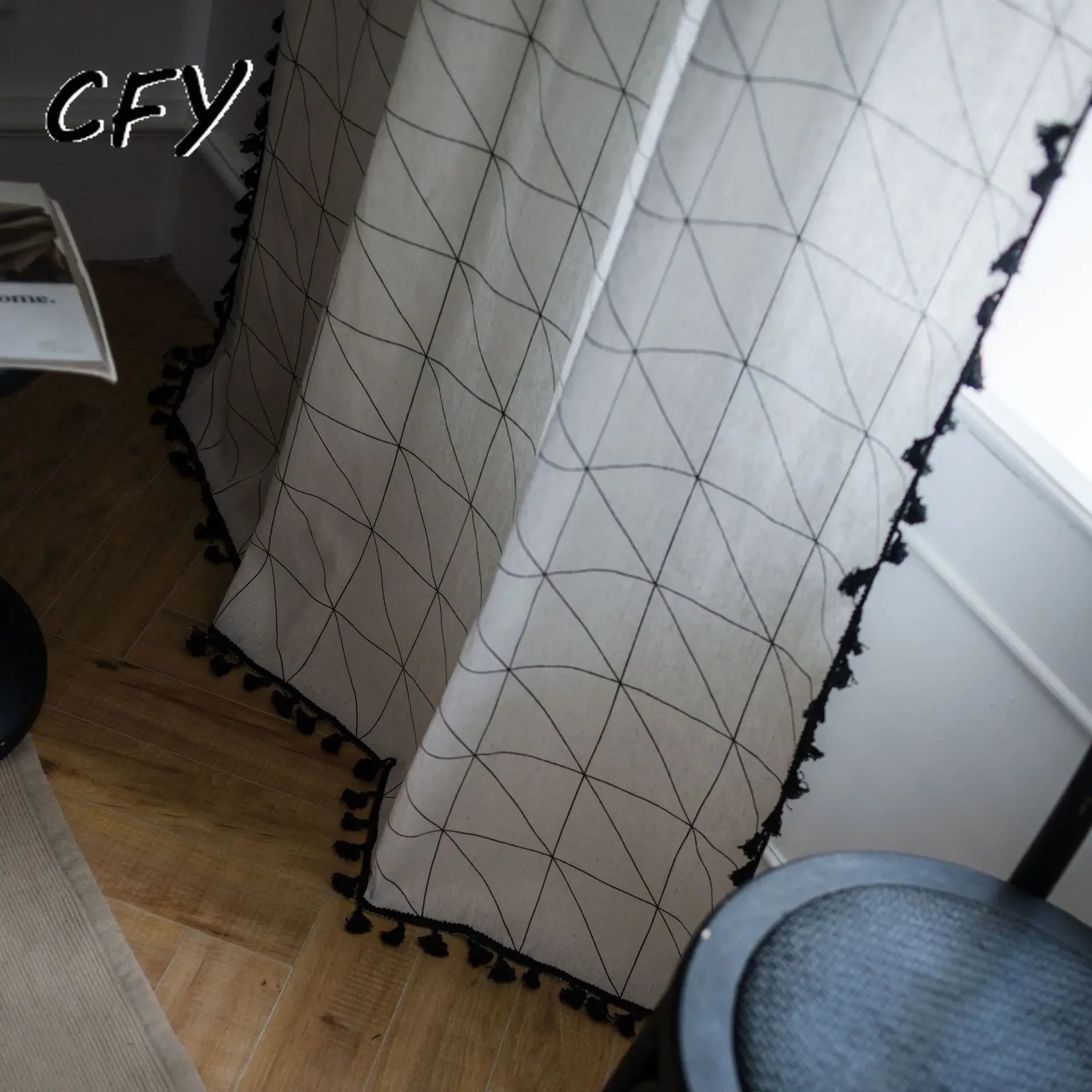 Linen Tassel Curtains